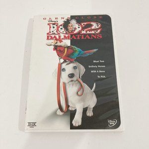 102 Dalmatians Disney Film, Starring Glenn Close (DVD, 2001, Pan Scan)